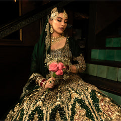 Green Lehenga