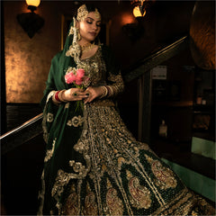 Green Lehenga