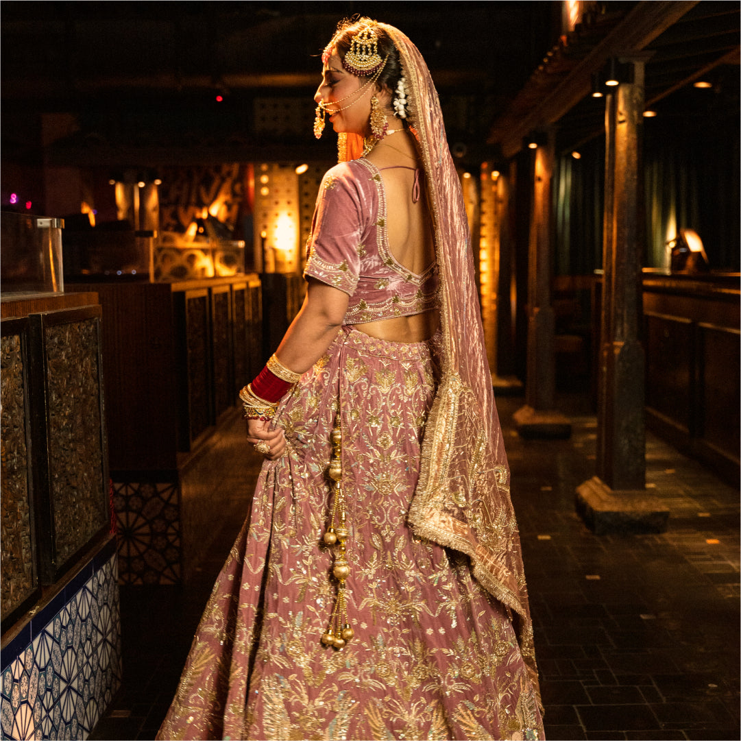 Frosty Pink Lehenga