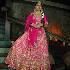 Magenta Lehenga