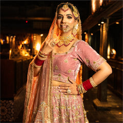 Frosty Pink Lehenga