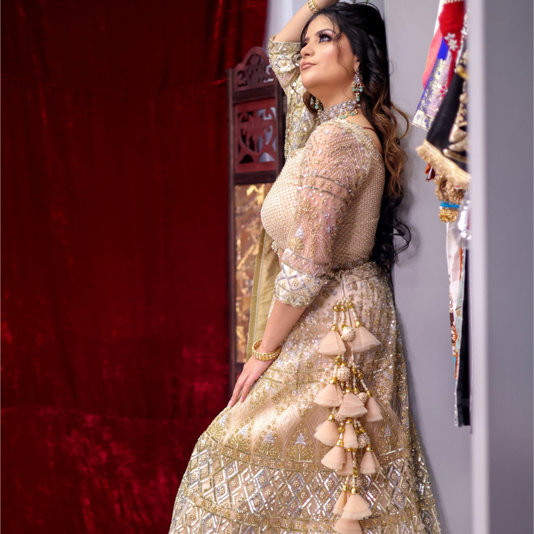 Gold Lehenga