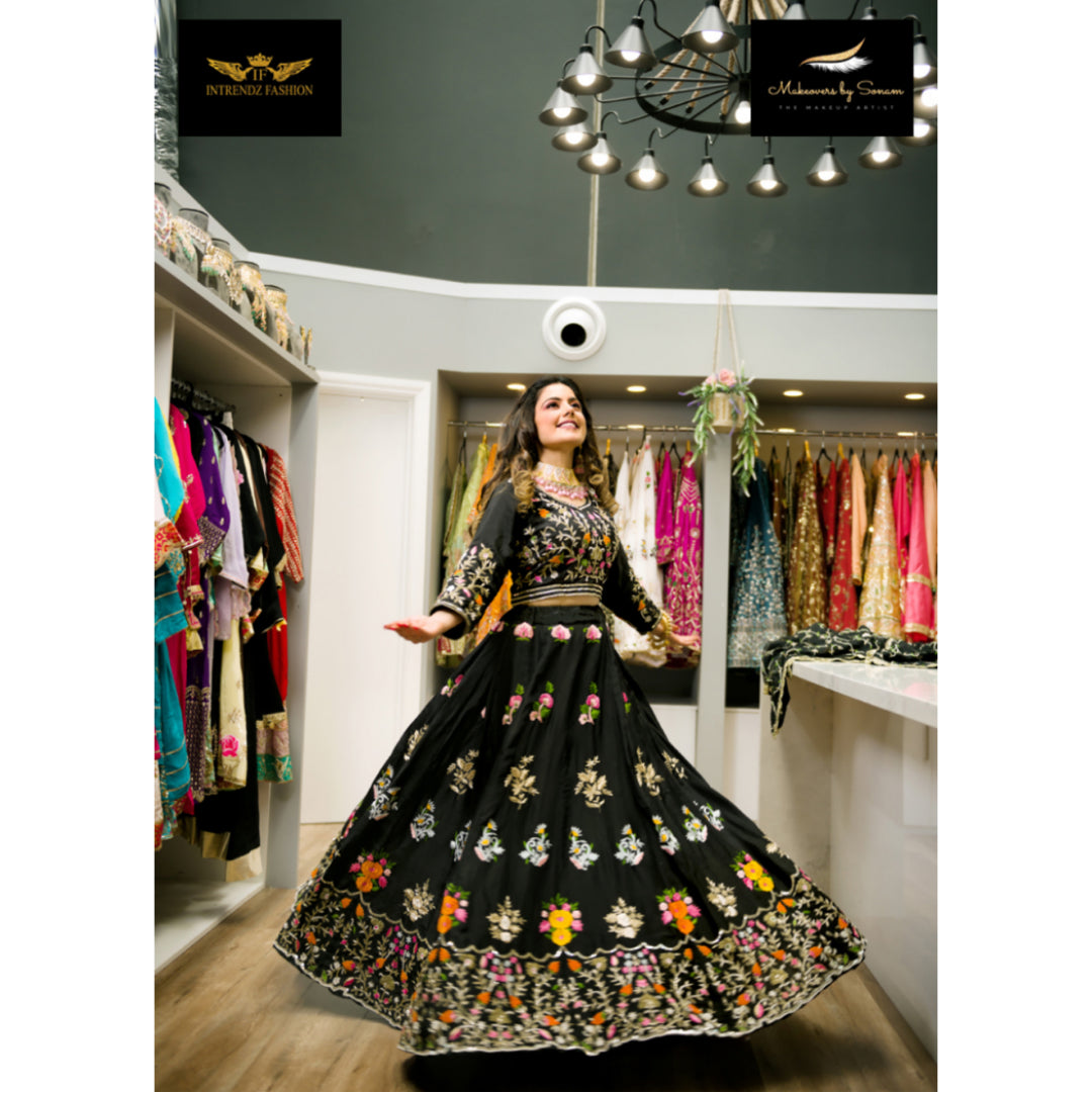 Black Lehenga