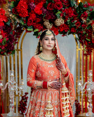 Rust Bridal Lehenga