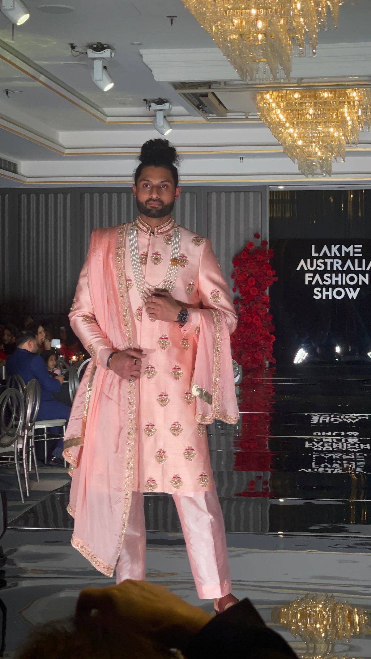 Pink Sherwani