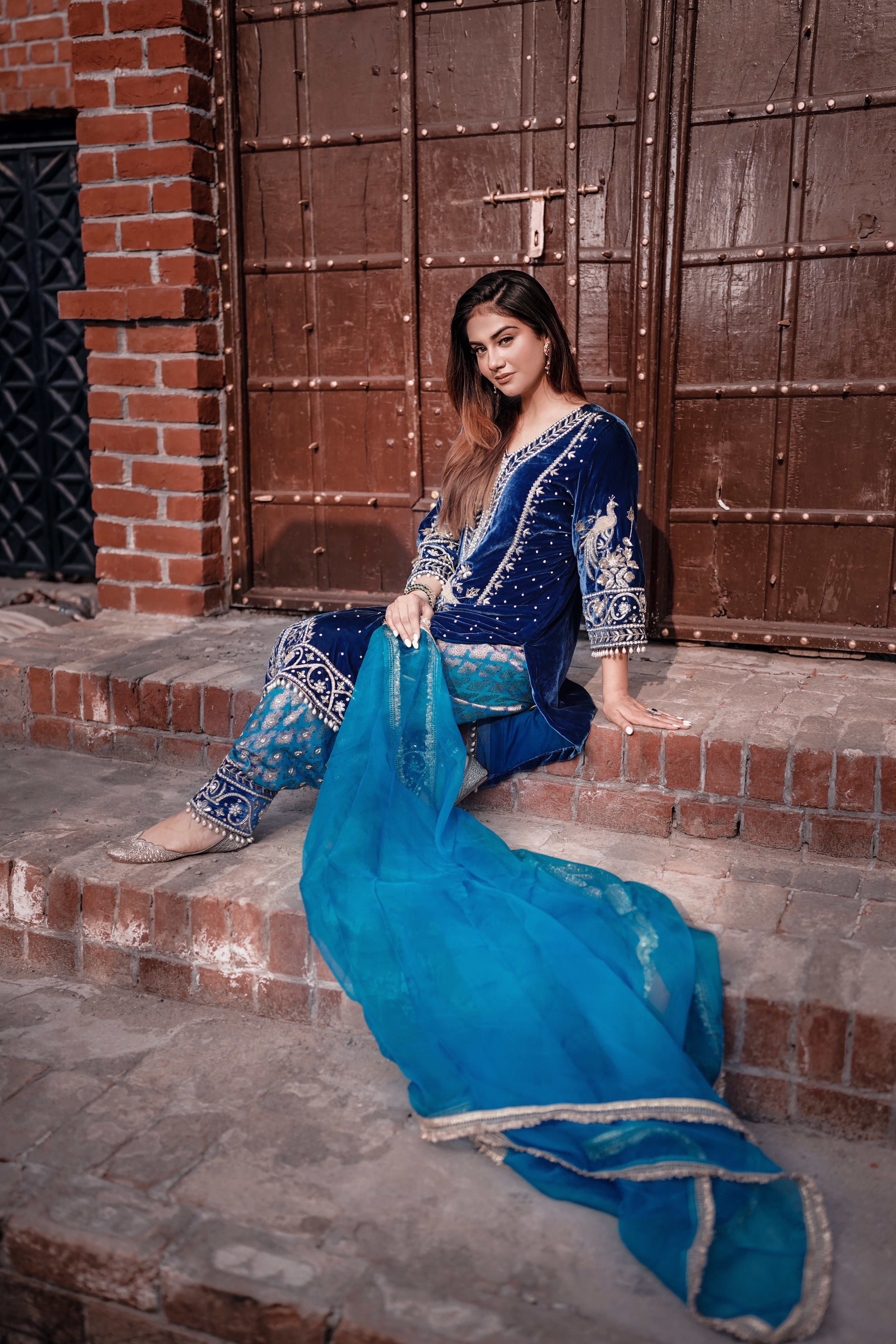 Blue Salwar Suit