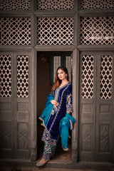 Blue Salwar Suit