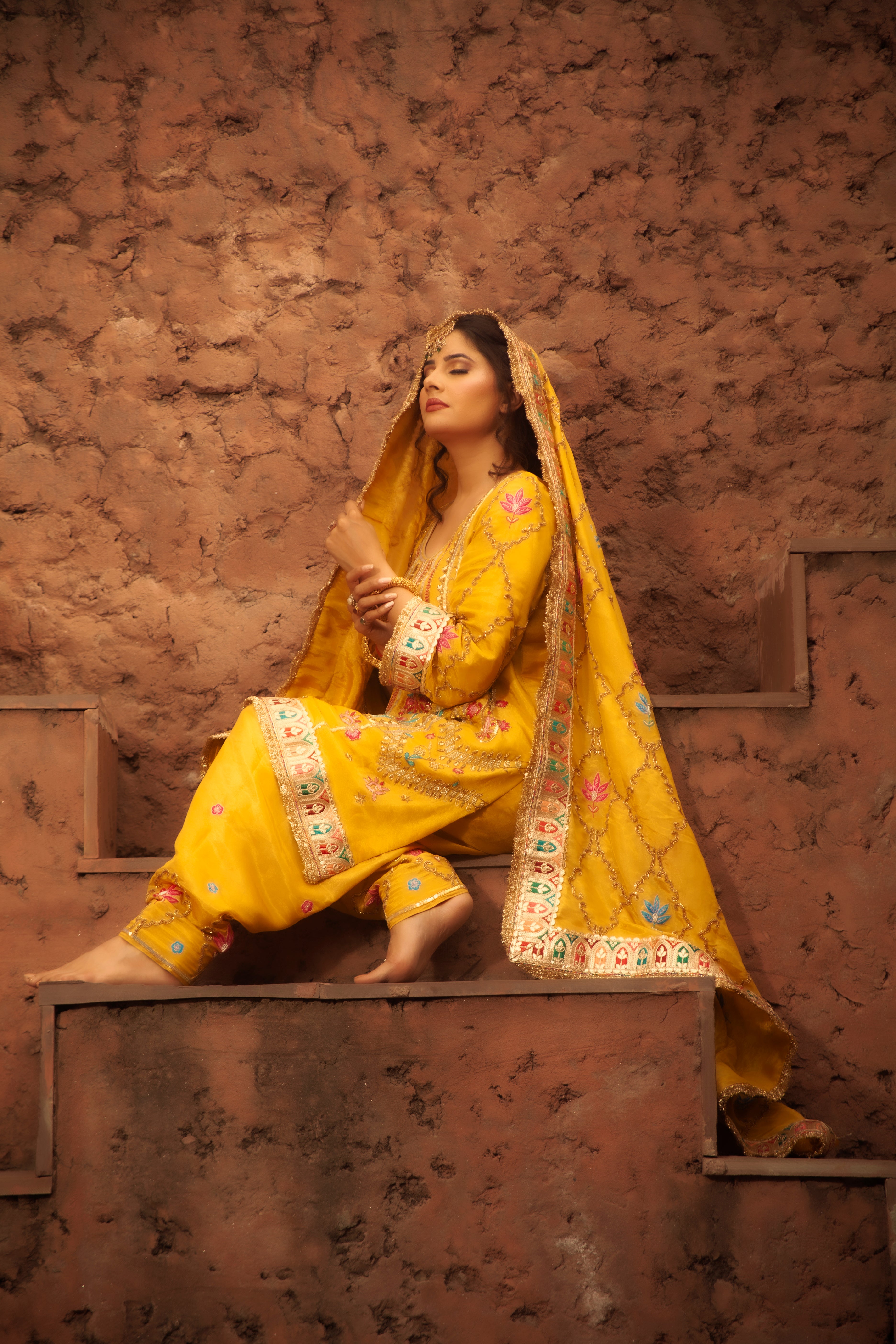 Yellow Salwar Suit