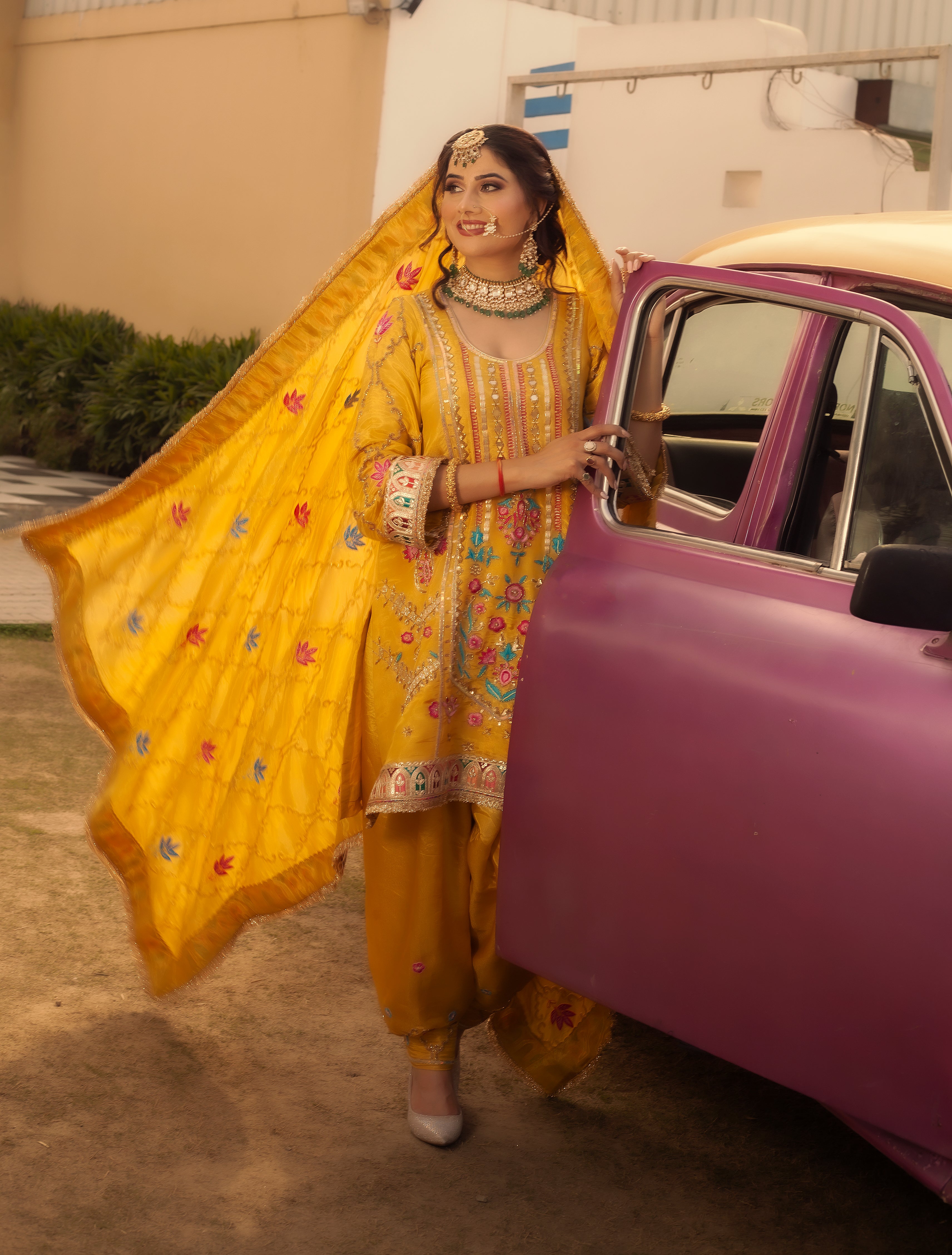 Yellow Salwar Suit