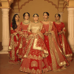 Scarlet Red Lehenga