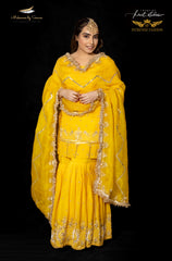 Yellow Sharara Set