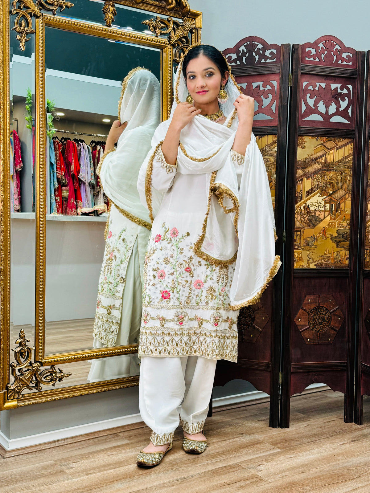 White Salwar  Suit